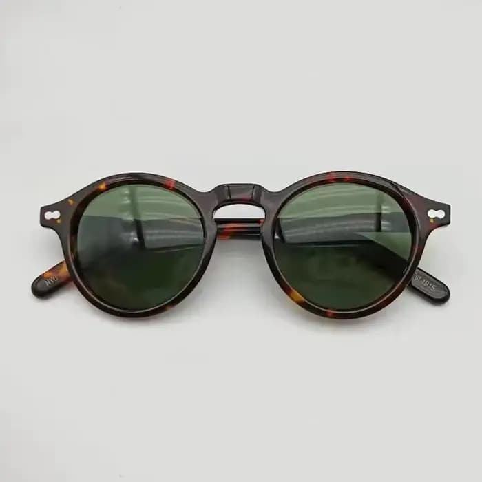 Lunettes de soleil polarisées hommes rétro lunettes de soleil rondes femmes Johnny Depp Miltzen marq