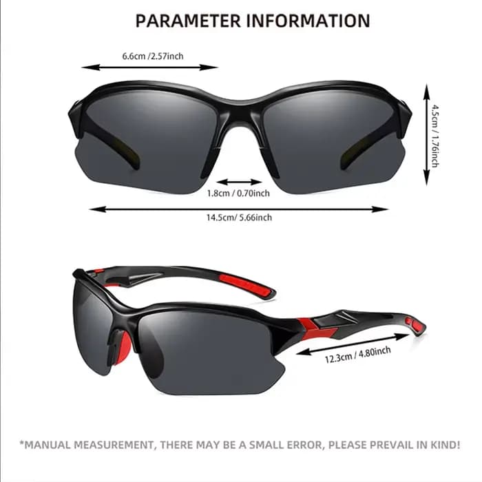 Une paire de lunettes semi-cerclées