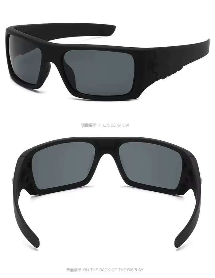 Lunettes de soleil carrées vintage pour hommes et femmes