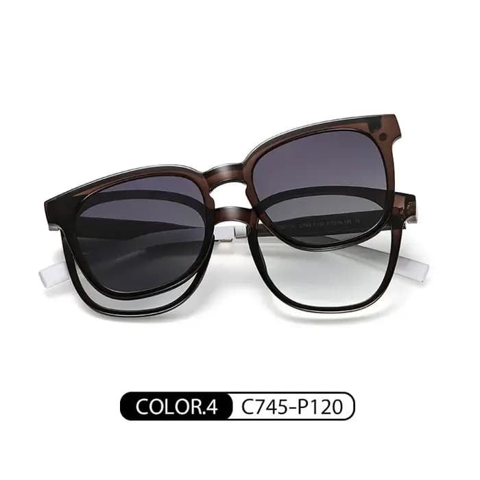 Lunettes de lecture à clip magnétique rabattables