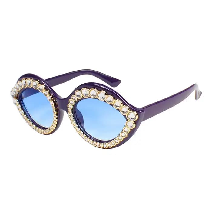 Lunettes de soleil avec biscuits rouges pour femmes