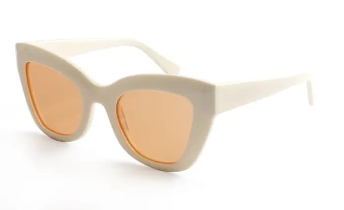 Nouveau élégant lunettes de soleil en acétate scuplé femmes oeil de chat dames lunettes de soleil po