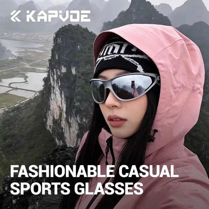 Lunettes de soleil de sport Kapvoe pour hommes