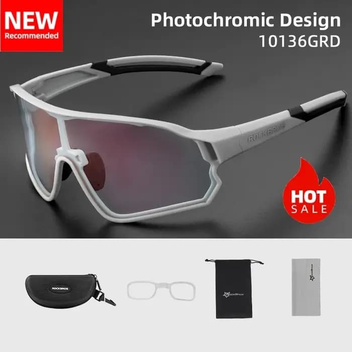ROCKBROS lunettes de cyclisme photochromiques UV400
