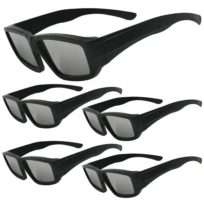 Paquet de 1/2/3/5 lunettes d'éclipse solaire rencontre les normes ISO 12312-2:2015(E)