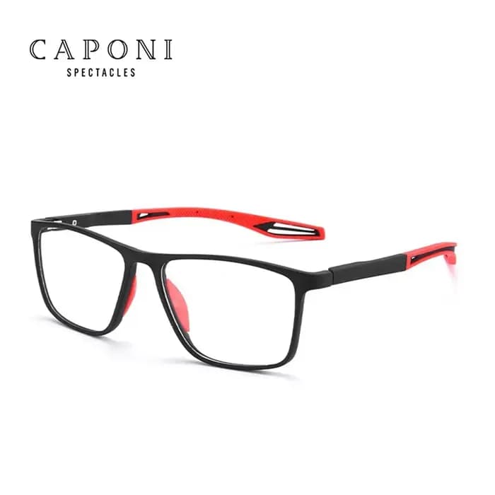 CAPONI sport hommes lunettes TR-90 cadre robuste résistant à l'usure