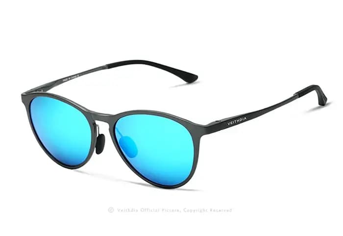Lunettes de soleil rétro en aluminium magnésium pour hommes femmes