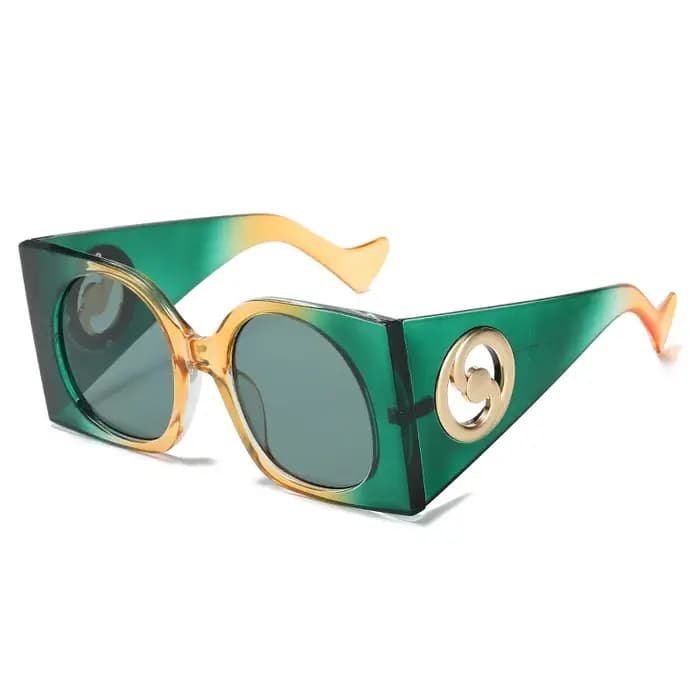 Lunettes de soleil carrées colorées pour femmes et hommes