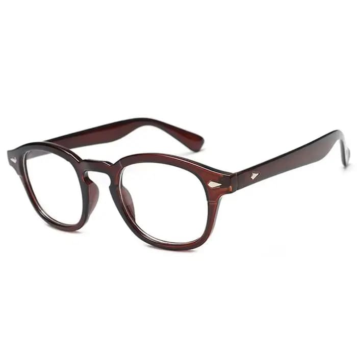Lunettes rondes à rivets Vintage pour hommes