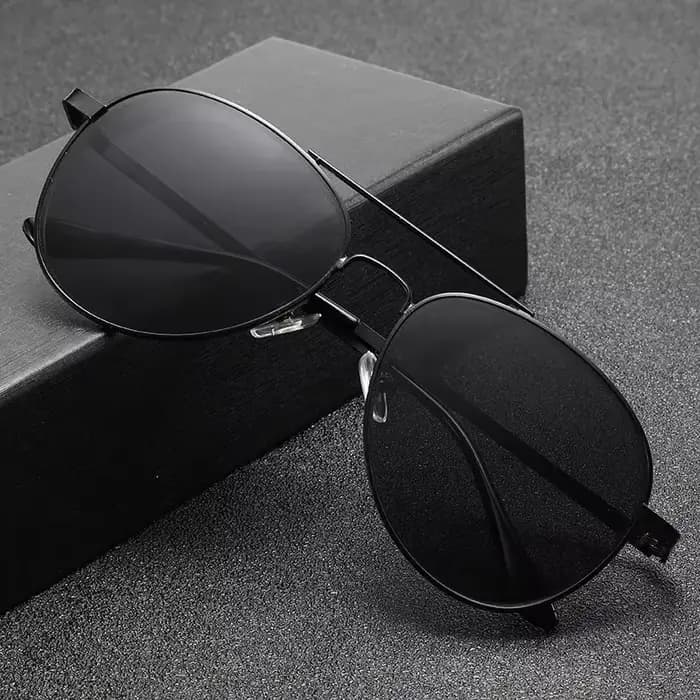 Lunettes de myopie aviateur pour hommes, lunettes de soleil spéciales à grande monture, mode neutre,