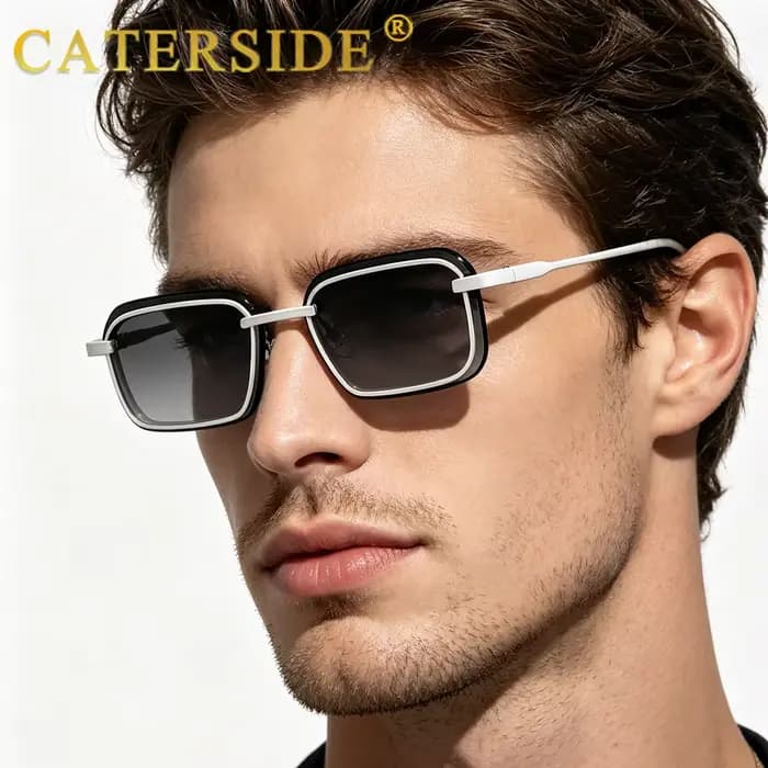 CATERSIDE – lunettes de soleil rétro Punk pour hommes et femmes