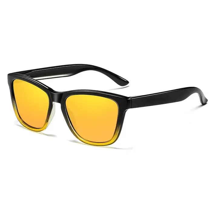 Lunettes de soleil polarisées carrées unisexes