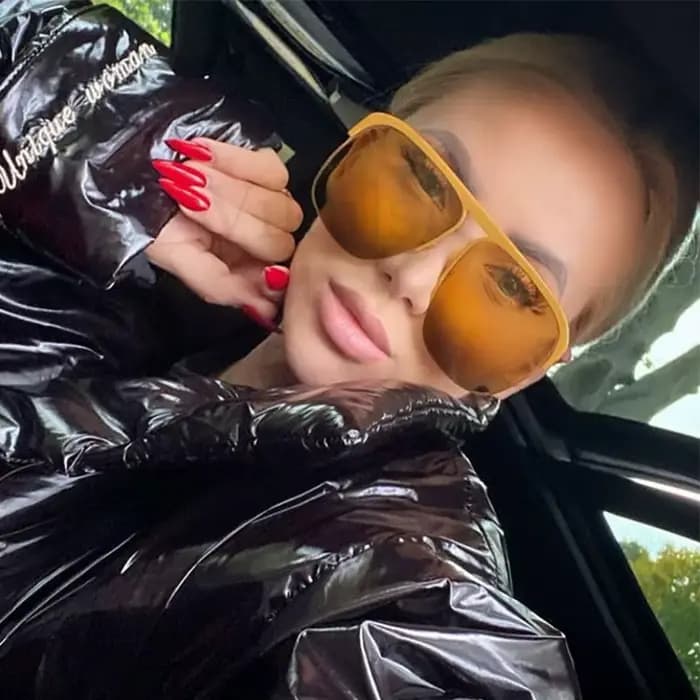 Lunettes de soleil carrées de luxe pour femmes et hommes