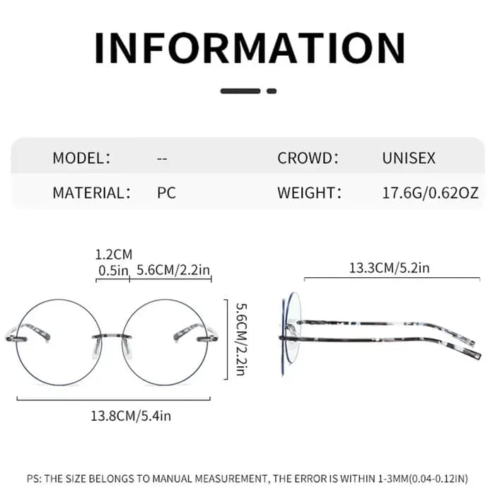 Buiness lunettes de lecture décontractées hommes femmes ultralégères monture ronde Anti lumière bleue haute définition