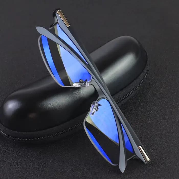 Lunettes de lecture multifocales photochromiques progressives, Anti lumière bleue, presbytes, pour h