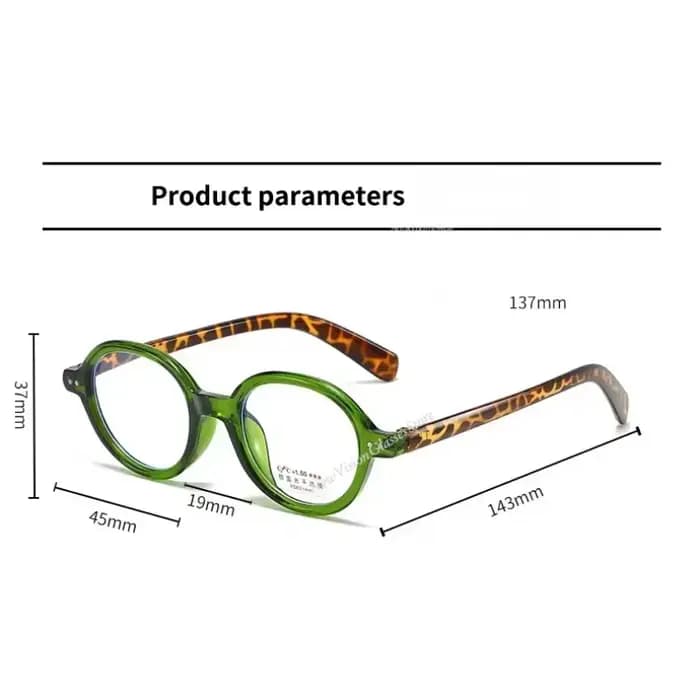 Lunettes de lecture ovales pour hommes et femmes