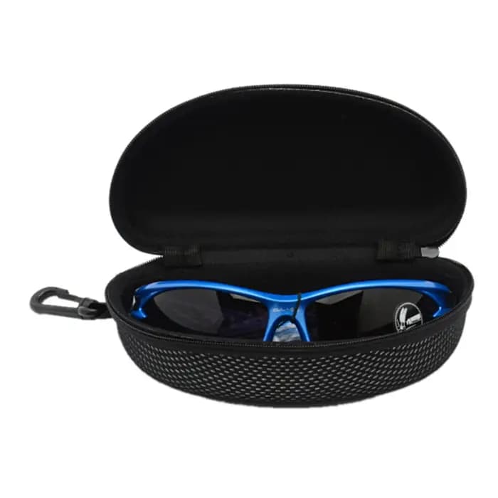 Étui rigide portable avec fermeture éclair pour lunettes de soleil