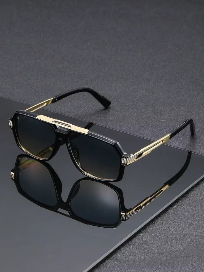 1 paire de lunettes de soleil classiques pour homme