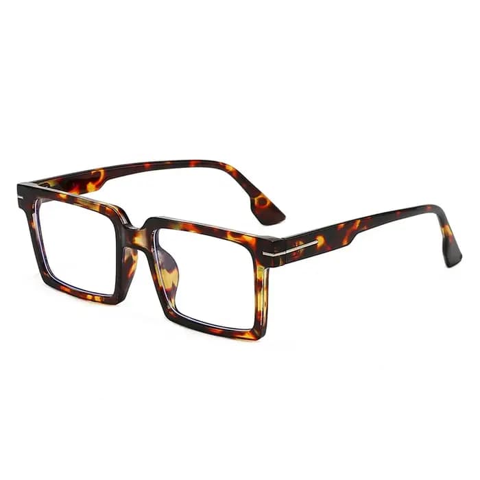 Lunettes à monture carrée à la mode européenne et américaine, décoration quotidienne pour hommes et femmes, lunettes anti-lumière bleue pour le shopping