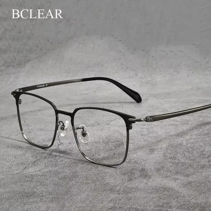 Monture de lunettes en titane pur pour hommes et femmes