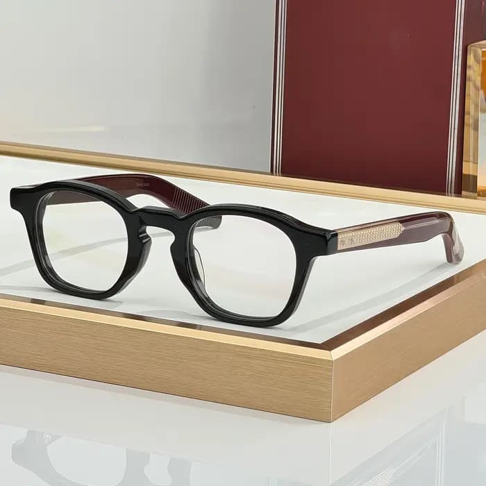 Lunettes de soleil carrées artisanales JMM ZEPHIRIN EPOXY pour homme