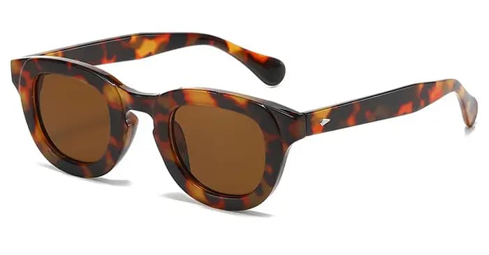 Lunettes de soleil ovales vintage pour femmes