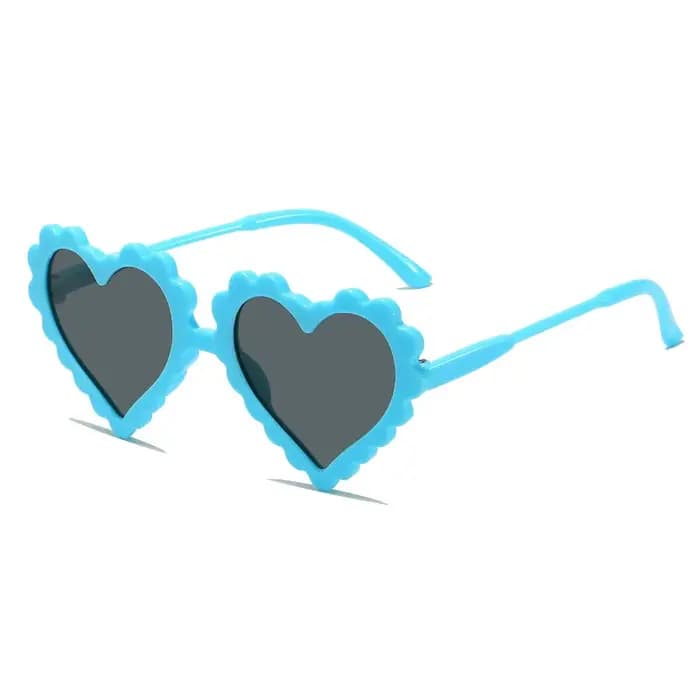 Lunettes de soleil mignonnes en forme de cœur pour bébés
