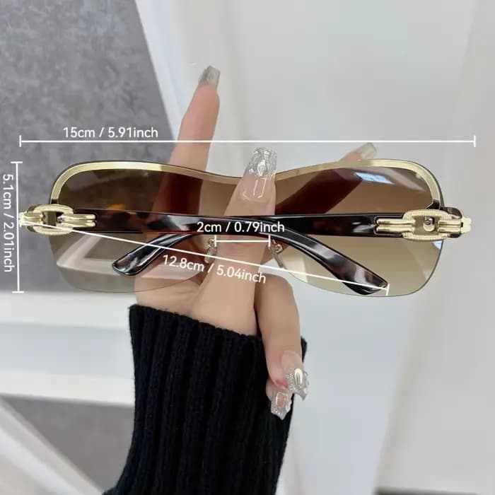 Lunettes de soleil carrées décontractées pour hommes et femmes, lunettes de soleil dégradées, marque