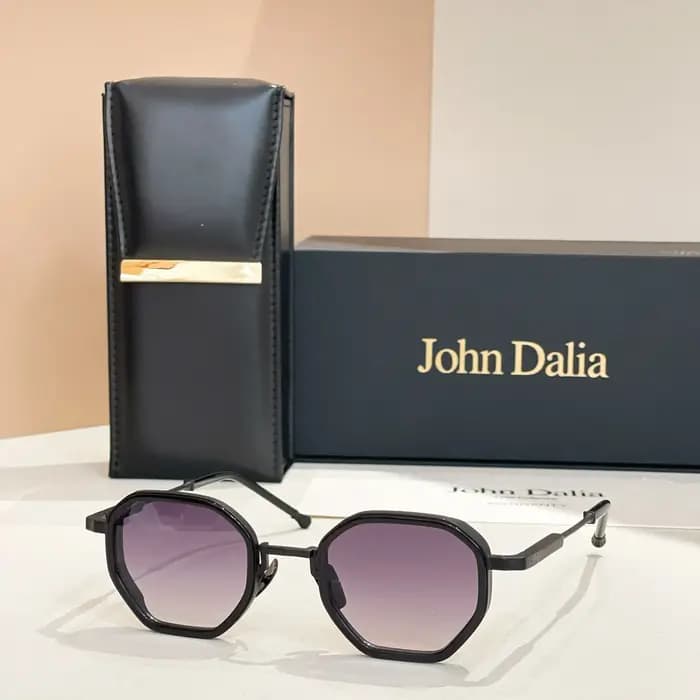 Lunettes de soleil carrées de créateur pour JOHN DALIA JD Harrison, pour hommes et femmes, UV400, haute qualité, mode urbaine, lunettes classiques avec boîte