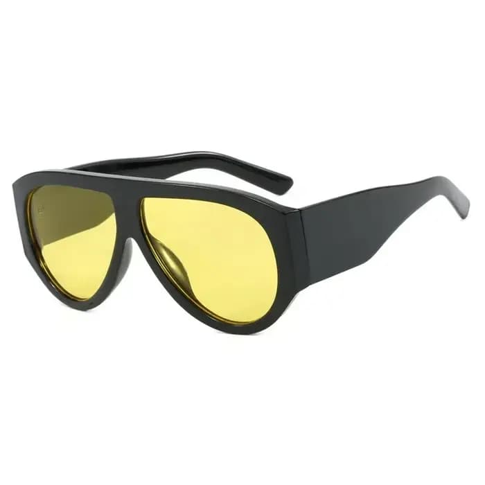 Vintage mode surdimensionné lunettes de soleil femmes marque concepteur grand cadre