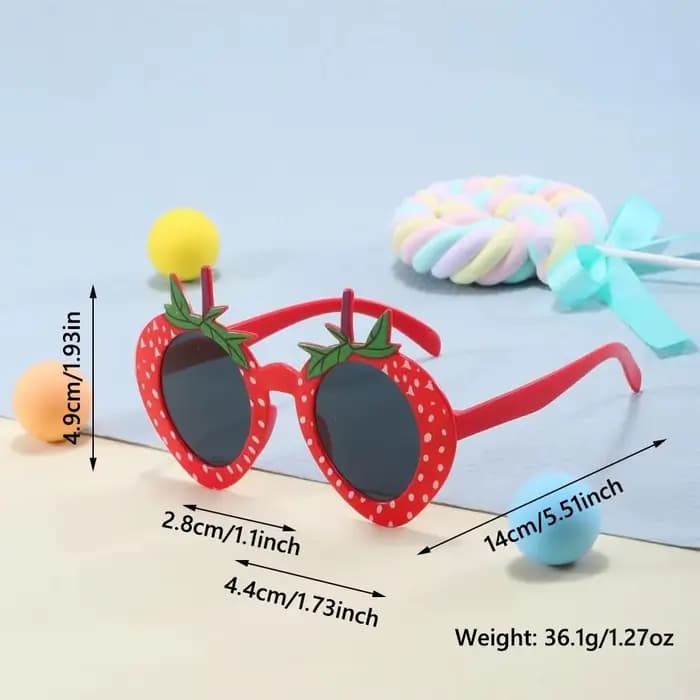 Lunettes de soleil tendance et amusantes en forme d'ananas