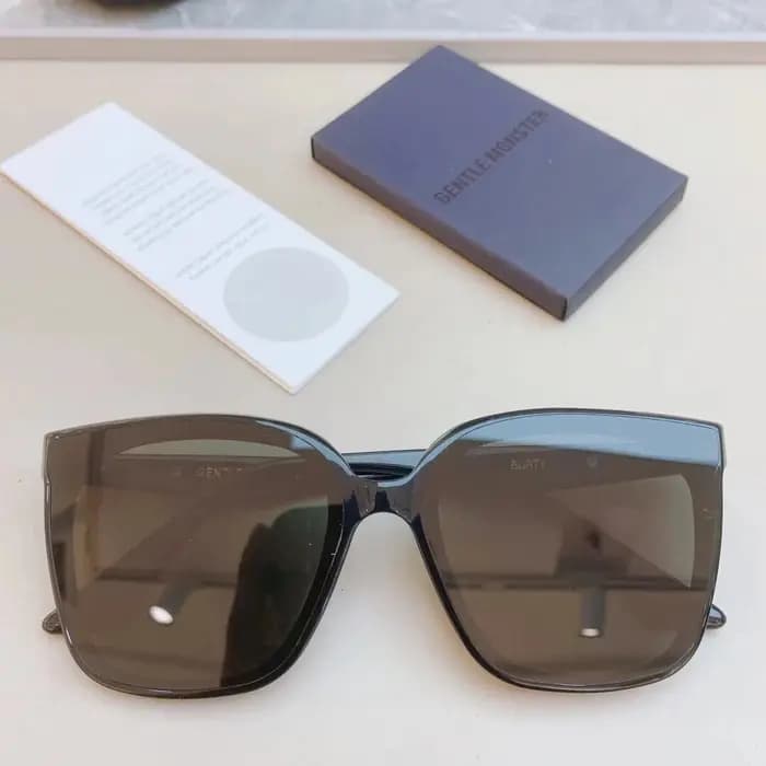 GENTLE MONSTER BURTY Lunettes de soleil carrées tendance pour hommes d'affaires, monture classique e