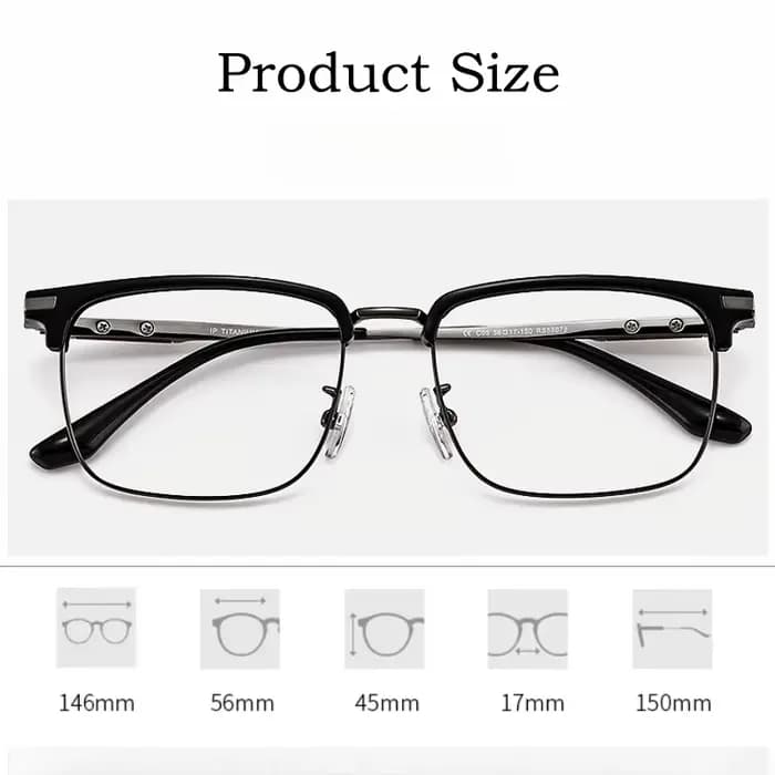 YIMARUILI mode affaires de luxe en bois TR90 lunettes rétro carré pur titane optique lunettes de Pre