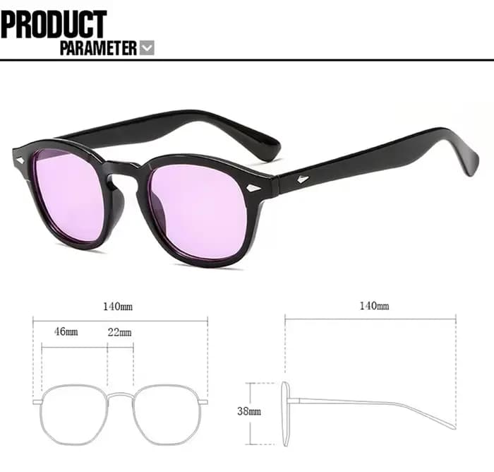 Lunettes de soleil rondes et ovales pour hommes et femmes
