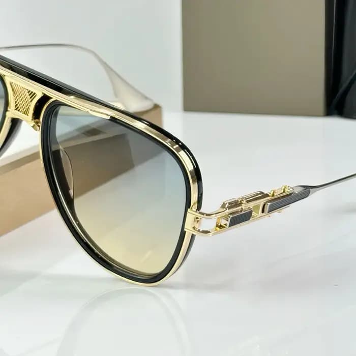 Lunettes de soleil GRAND-DECADE de styliste classique pour hommes et femmes, alliage dégradé, qualité supérieure, Design de marque, lunettes optiques UV400 avec étui