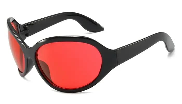 Lunettes de soleil ovales surdimensionnées pour hommes et femmes
