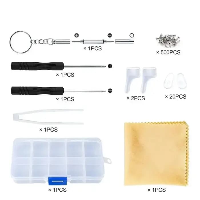 Kits d'outils de réparation de lunettes de soleil