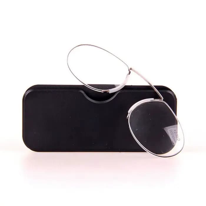 Mini Lunettes de lecture mains libres sans monture à fixation nasale +1.0 - +3.5 pour presbytes Hommes Femmes