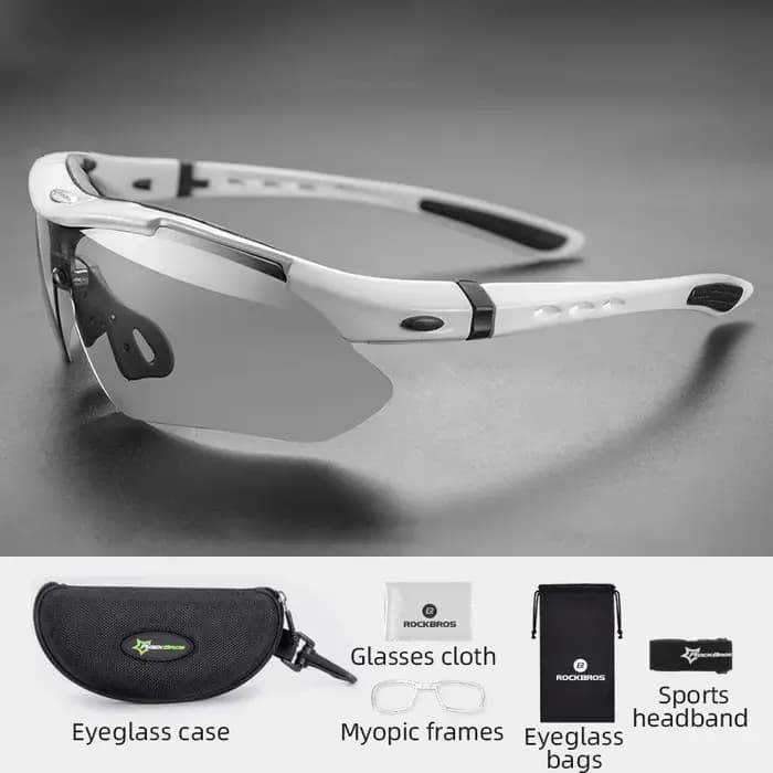 ROCKBROS lunettes de cyclisme photochromiques UV400 sport randonnée course vélo