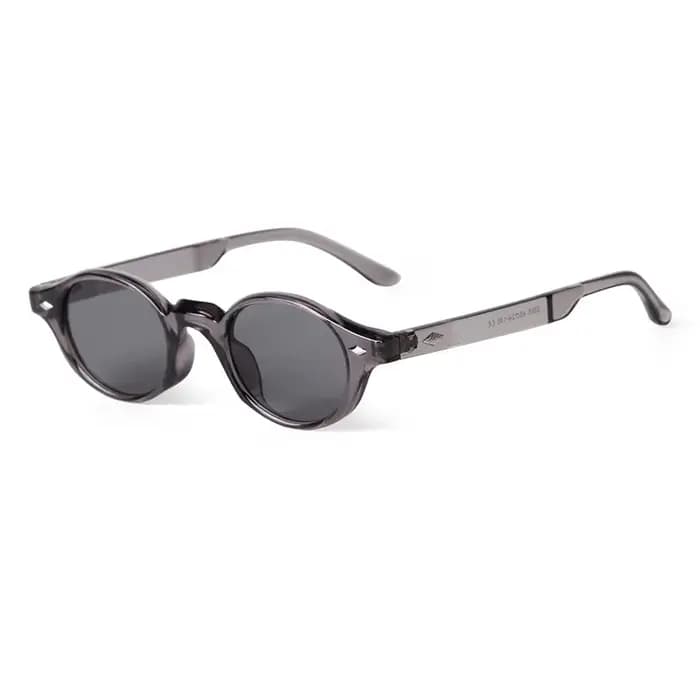 Rétro petites lunettes De soleil ovales femmes marque Design Rivet bleu coquille De tortue