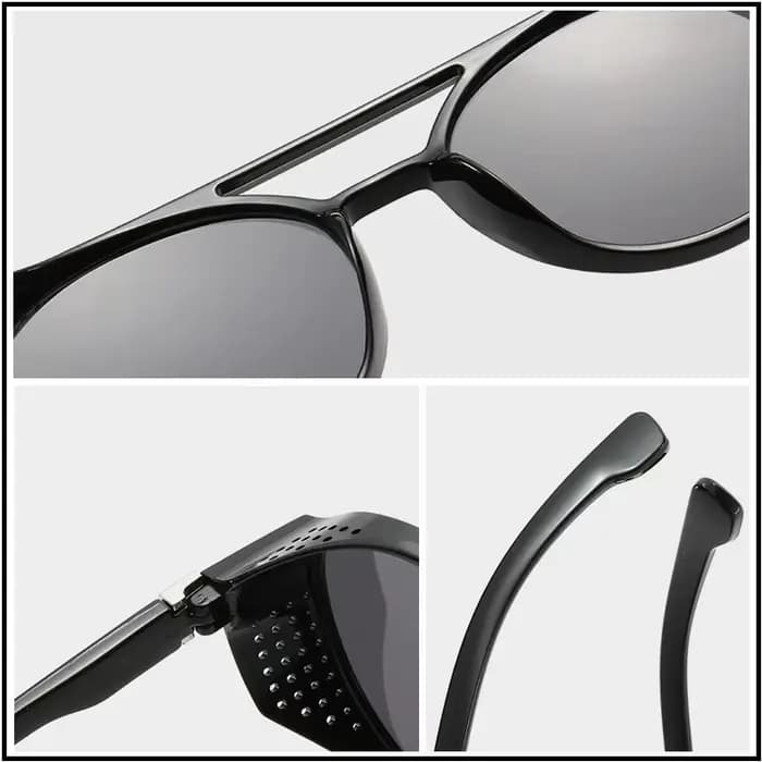 Lunettes de soleil Steampunk classiques pour hommes