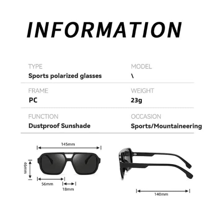 Lunettes de soleil polarisées aviateur homme femme 2026 rétro carrées double pont vintage UV400 conduite extérieur