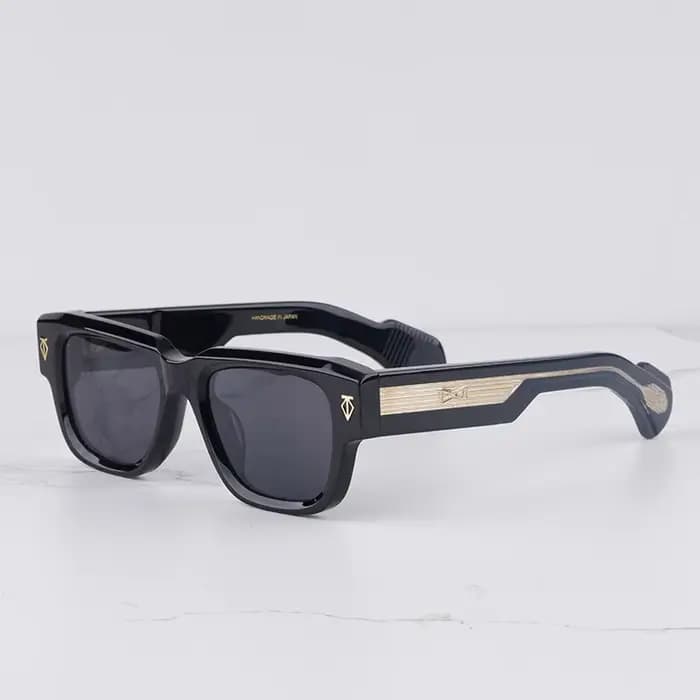 Lunettes de soleil TAYCAN Vintage Craft carrées vert olive pour homme, tendance 2025, classiques rét