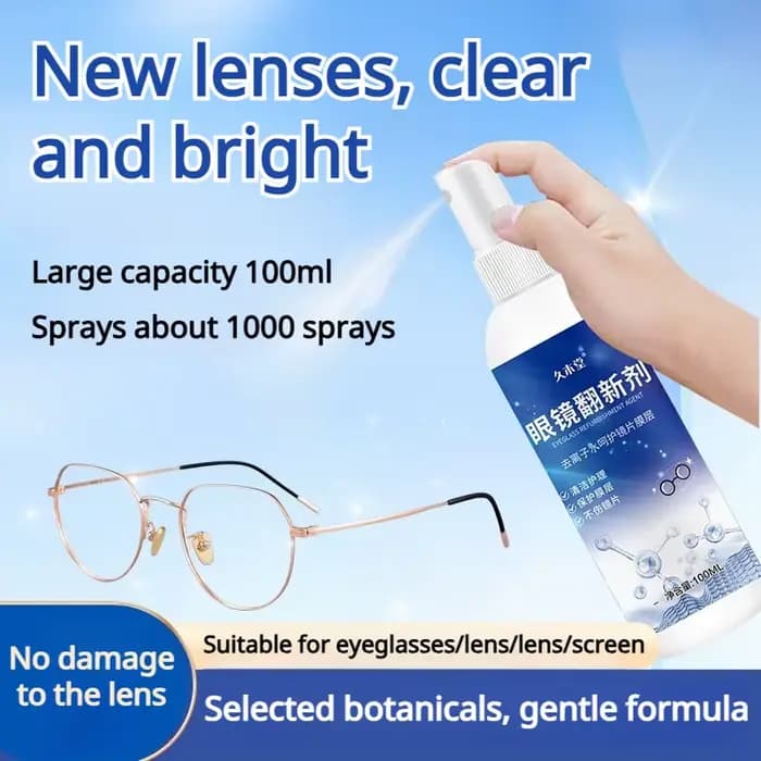 Solution de nettoyage de lunettes