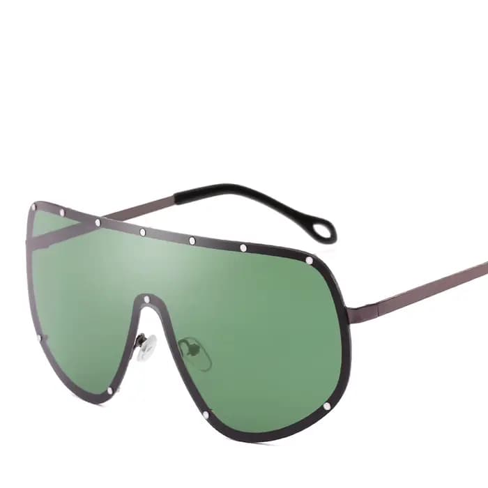 Lunettes de soleil de luxe surdimensionnées tendance pour femmes et hommes