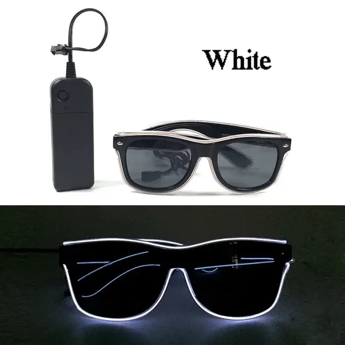 Lunettes décoratives lumineuses à la mode