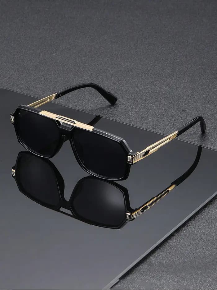 1 paire de lunettes de soleil classiques pour homme