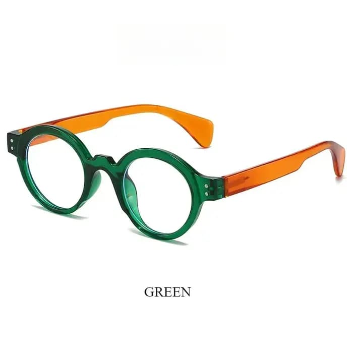 Lunettes de lecture rondes rétro à grande monture pour femmes