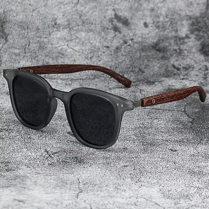 ChimRetro-Lunettes de soleil Mars en bois pour femmes et hommes