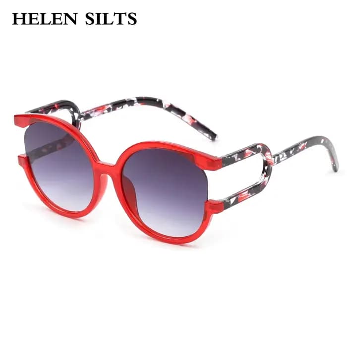 Lunettes de soleil rondes rétro UV400